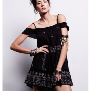 Free People Slip Dress- Off the Shoulder